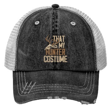 Discover Buck Deer Hunting Hunter Halloween Trucker Hats