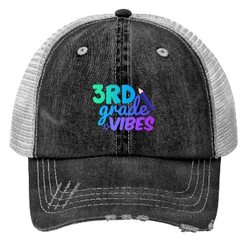 Discover Third Grade Vibes | Back To School Trucker Hats