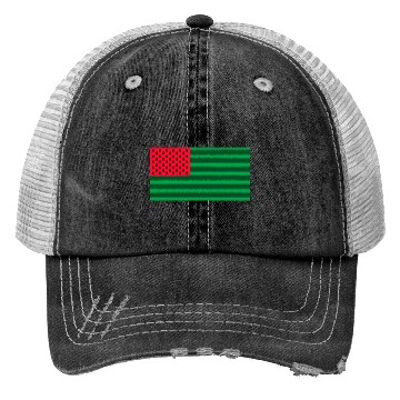 Discover Funny Watermelon Flag USA Trucker Hats