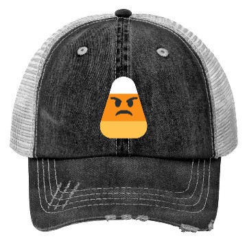 Discover Angry Candy Corn Halloween Costume Trucker Hats