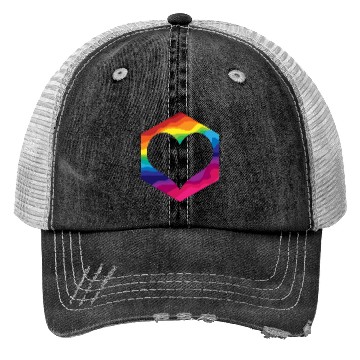 Discover LGBT Gay Lesbian Pride Flag Equality Pride Month Trucker Hats