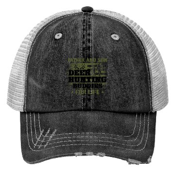 Discover Buck Deer Hunting Hunter Father Trucker Hats