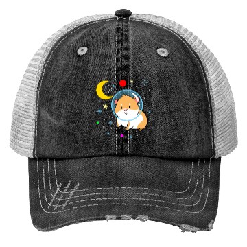 Discover Space Guinea Pig for Guinea Pig Lover Trucker Hats