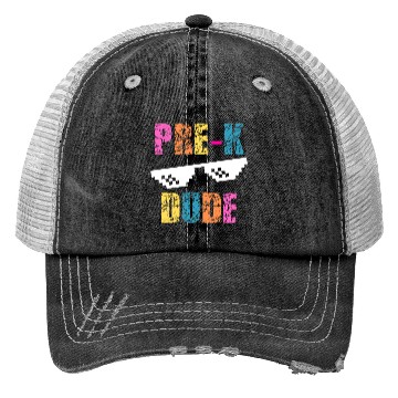 Discover Kids Kindergarten Dude Trucker Hats Back To School