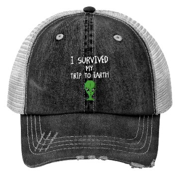 Discover Alien Trucker Hats Ufo Extraterrestrial Children Mars