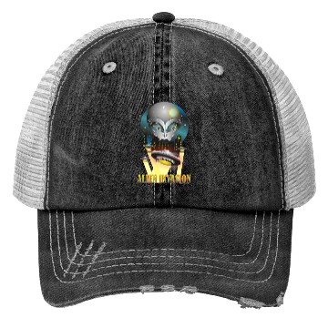 Discover Alien Invasion 1 Trucker Hats