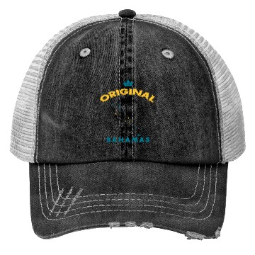 Discover Bahamas original 100% flags design Trucker Hats