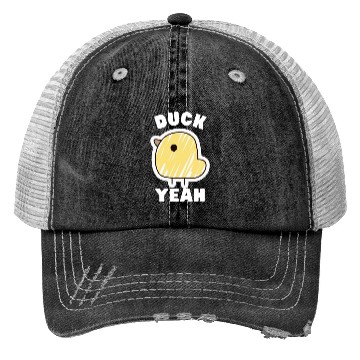 Discover Cute Duck Yeah Funny Sarcastic Trucker Hats