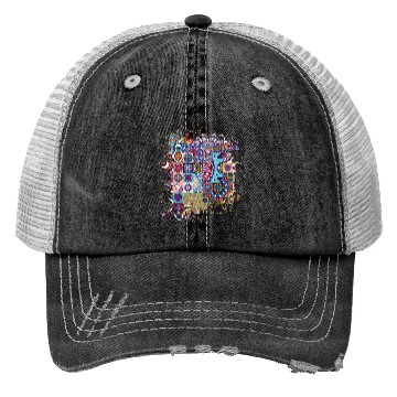 Discover Joyful mosaic Trucker Hats