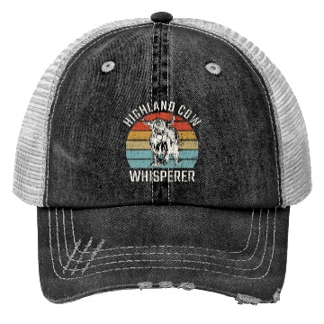 Discover Highland Cow Whisperer Trucker Hats