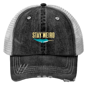 Discover Stay Weird, Narwhal Trucker Hats