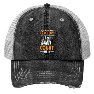 Discover Harvester Agriculture Diesel Trucker Hats