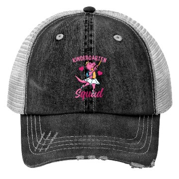 Discover Kindergarten Squad Ballet Back To School Girls Trucker Hats