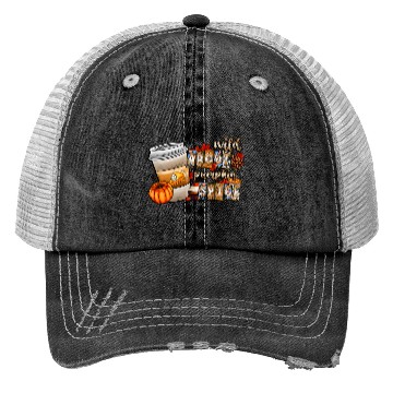 Discover Wild About Pumpkin Spice Trucker Hats
