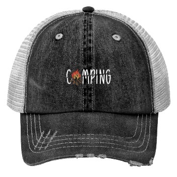Discover Camping Camper Present Nature Lover Van Trucker Hats