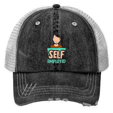 Discover Self Employed Mom Job Work Boss Freelancer Trucker Hats