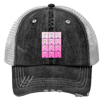 Discover Daisy Game Cute Flower Trucker Hats