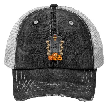 Discover Trick Or Treat Trucker Hats