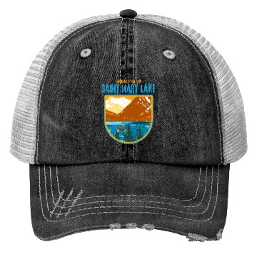 Discover Saint Mary Lake Glacier National Park Trucker Hats