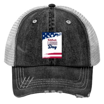 Discover labor day Trucker Hats