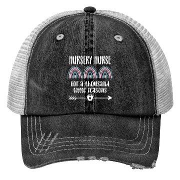 Discover Newborn Nursery Nurse Gift Newborn Nursery Nursing Trucker Hats