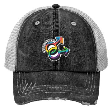 Discover Pride Month LGBTQ Sticker Trucker Hats