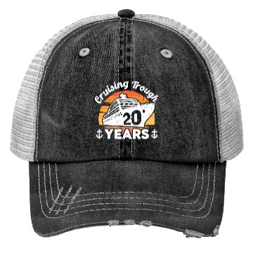 Discover Cruising Trough 20 Years Anniversary Trucker Hats
