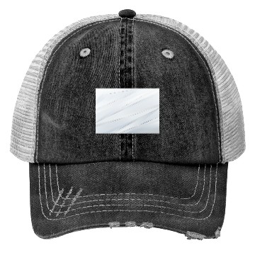 Discover Luxury White Silver Stripes Trucker Hats