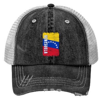 Discover Venezuela vintage flag Trucker Hats