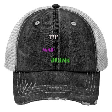Discover Tip Map Drunk Trucker Hats