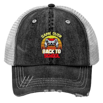 Discover Game Over Back to School Trucker Hats
