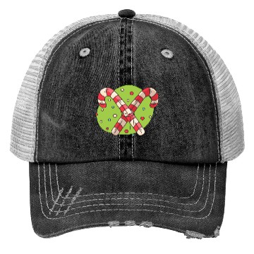 Discover candy canes Trucker Hats