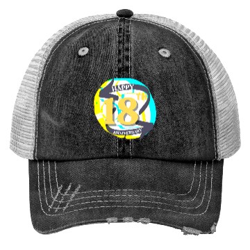 Discover ANNIVERSARY 18 Trucker Hats