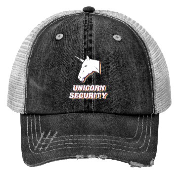 Discover unicorn security funny unicorn bouncer Trucker Hats