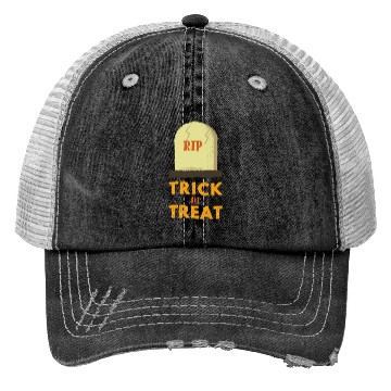 Discover RIP ( Trick or Treat ) Trucker Hats