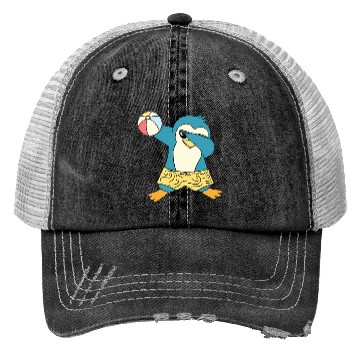 Discover Penguin Pool Party Inflatable Sphere Water Ball Trucker Hats