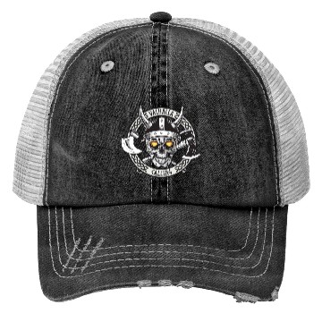 Discover Valhalla Calling Skull And Axes Trucker Hats