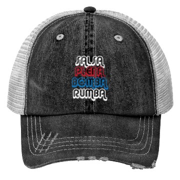 Discover Puerto Rico Dance Salsa Plena Bomba Rumba Trucker Hats