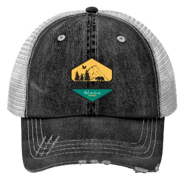 Discover Wild nature Adventure Trucker Hats