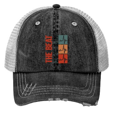 Discover Heart Surgery Trucker Hats, The Beat Goes On Heart Beat