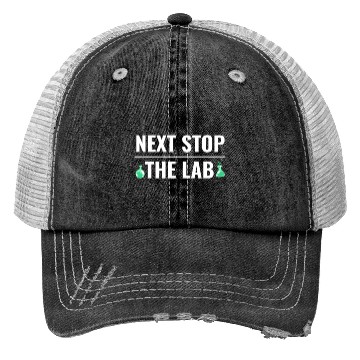 Discover Chemistry Science Chemist Funny Laboratory Lab Trucker Hats