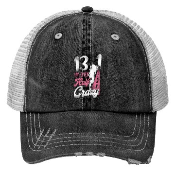 Discover Running Runner Half Marathon Half Trucker Hats