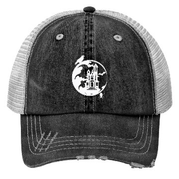 Discover Ghost house Trucker Hats