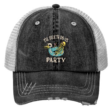 Discover Til Death Do Us Party Bridal Bachelorette Matching Trucker Hats