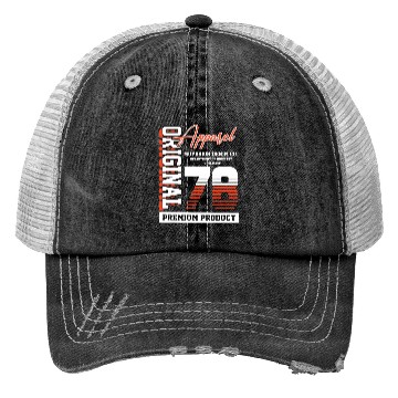 Discover 1978 Vintage Birthday Vintage Gift Retro Trucker Hats