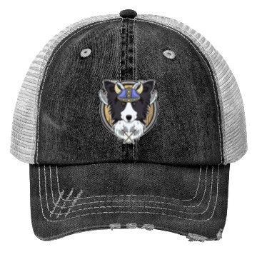 Discover Border Collie I Valhalla I Viking Trucker Hats