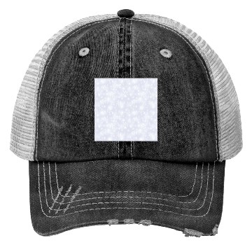 Discover Lilac Snowflakes Pattern Trucker Hats