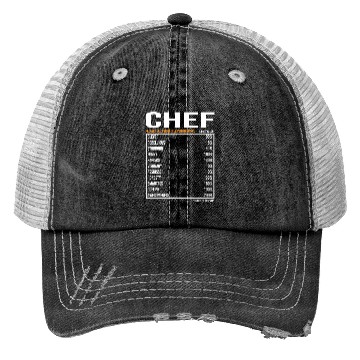 Discover Chef Daily Value funny Chef Trucker Hats