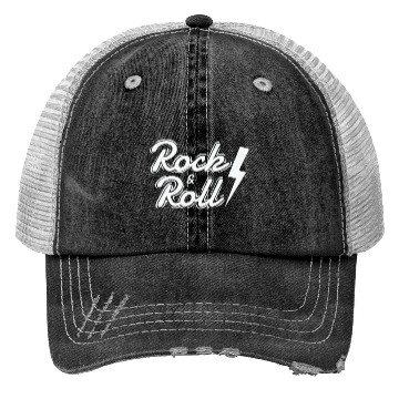 Discover Rock & Roll Music Style Genre Guitar Rock Band Trucker Hats