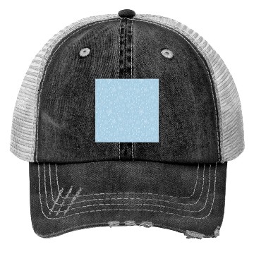 Discover Light Blue Snowflakes Pattern Trucker Hats